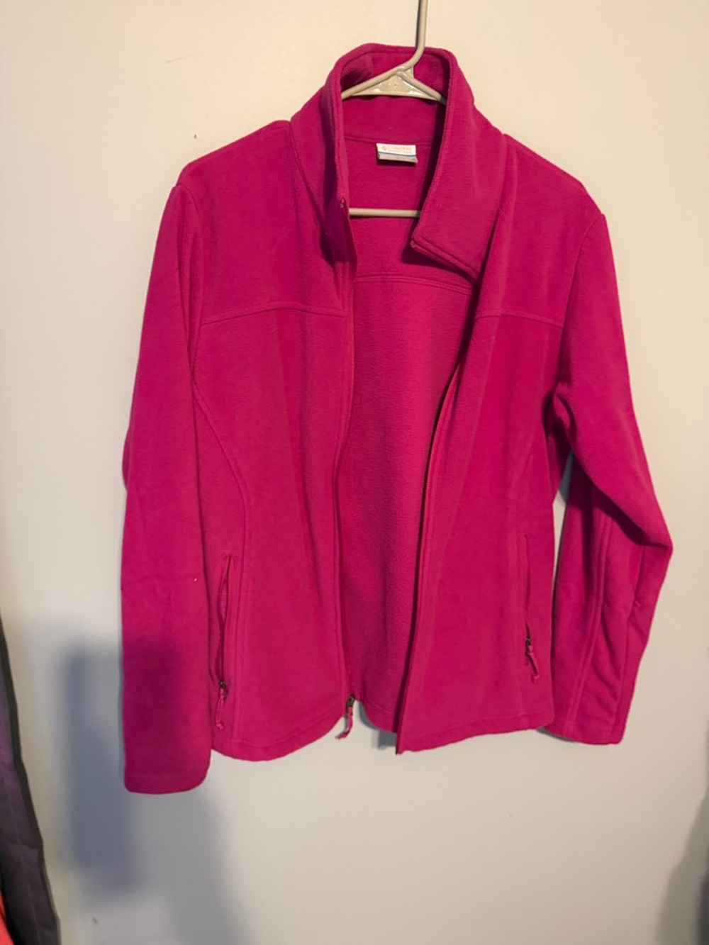 Columbia Women's Fuchsia Full-Zip Fleece Jacket